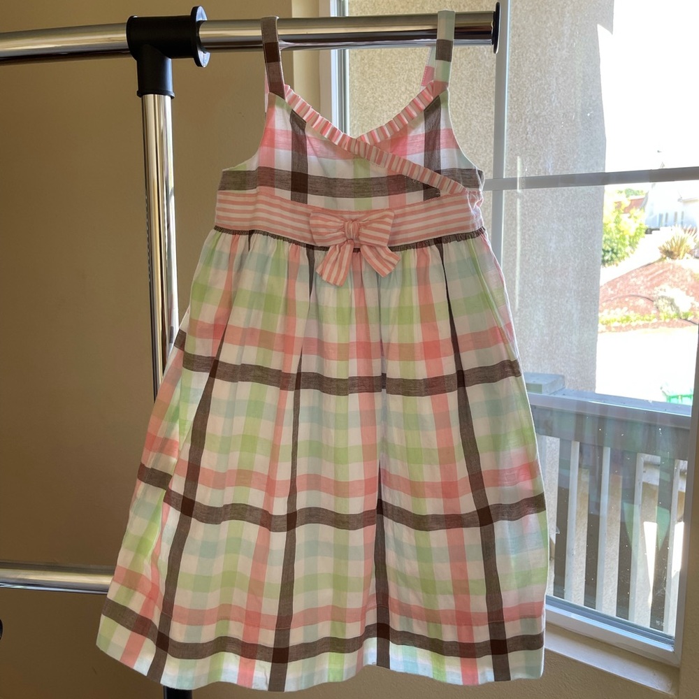 Janie and Jack plaid dress. EUC
